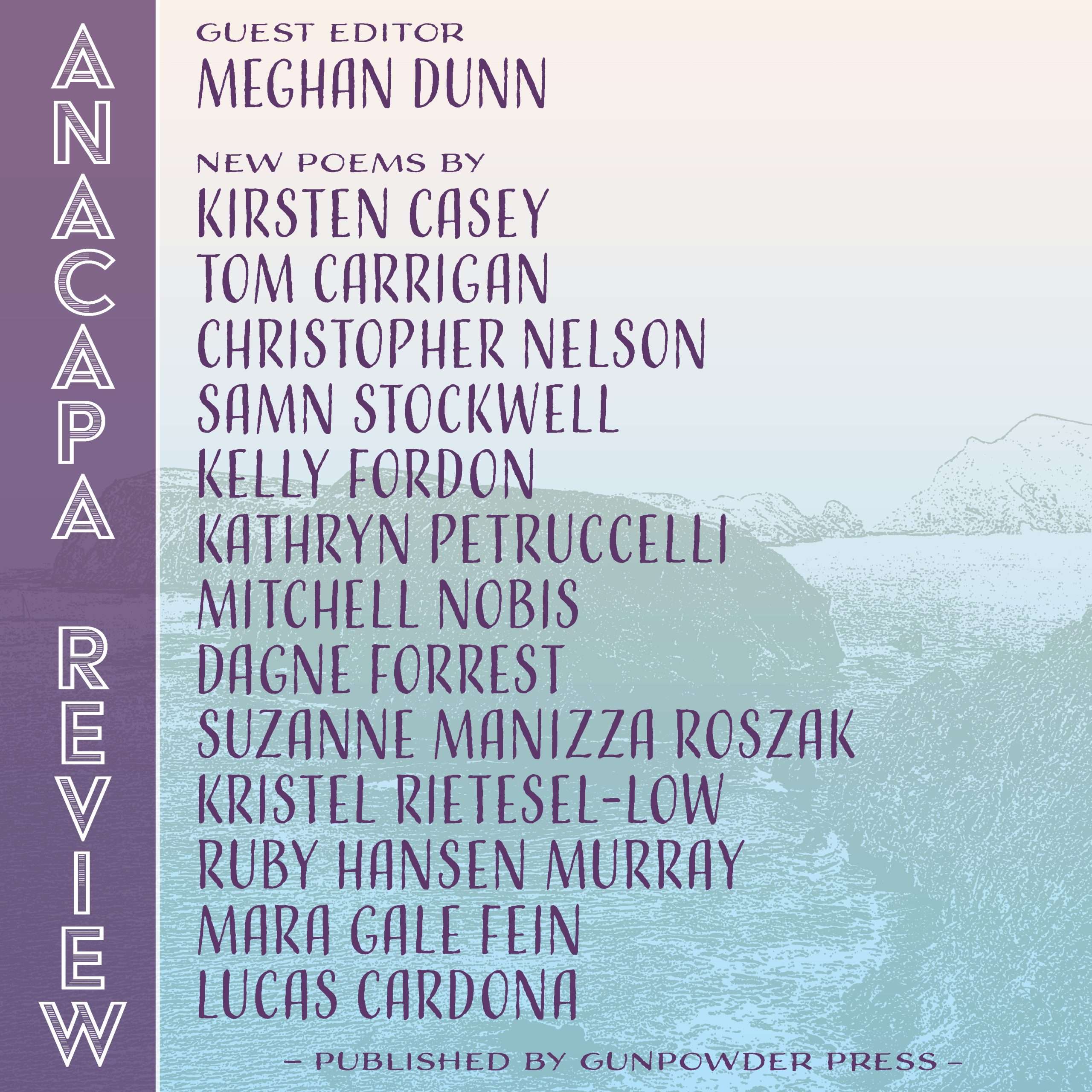 Listing of the new Anacapa Review contributors